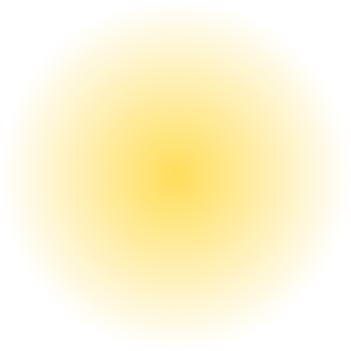 Yellow blur circle. Neon round frame. Shining circle banner.